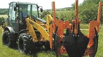 Optimal VF 1100 arrancadora de arbustos y árboles plantador.