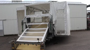 Ortomec 9000 zelfrijdende blad groente oogstmachine