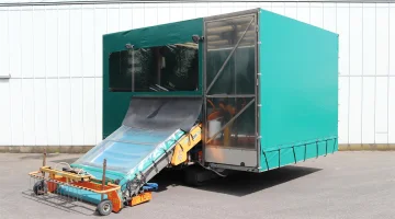Ortomec SVC 160 A Selbstfahrende Erntemaschine für Blattgemüse auf Raupen