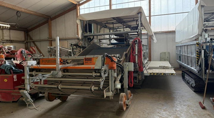 Ortomec Herbex 9000 Lattuga rooimachine divers oogstmachine voor ronde sla soorten