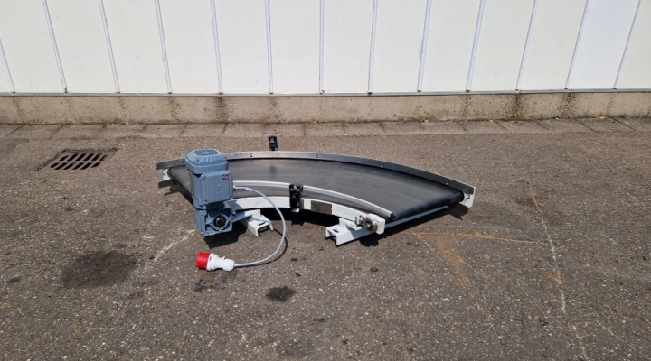 Overveld curved conveyor 90 degrees 50 cm wide