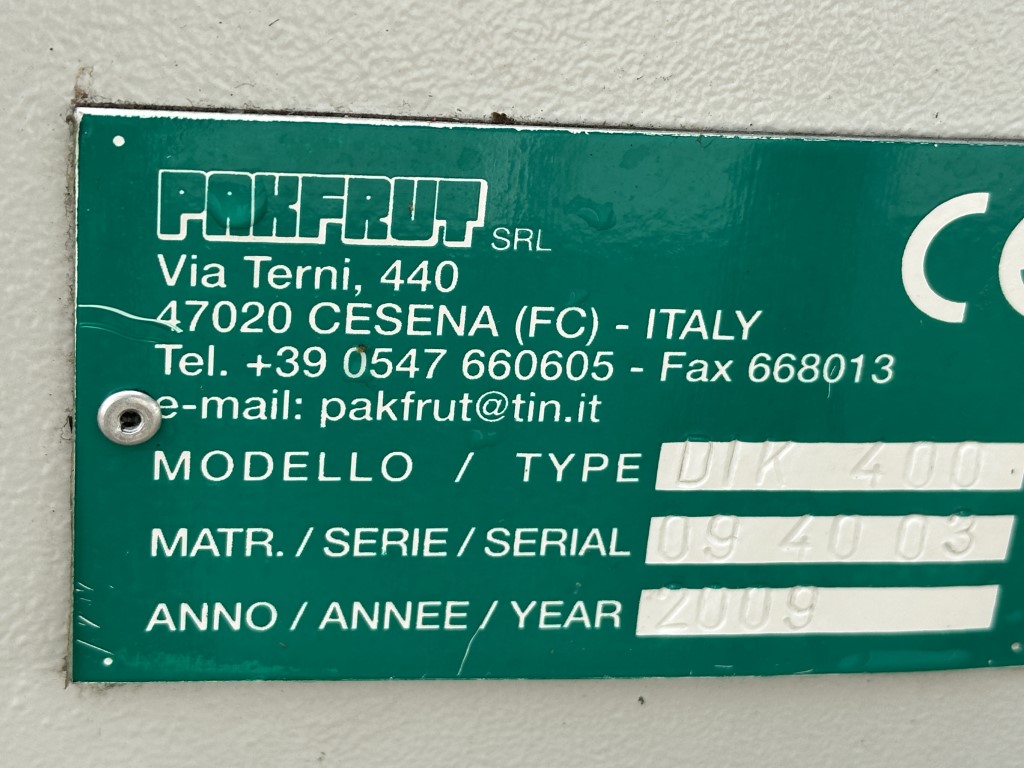 Pakfrut DIK 400 �������� �������, � �������