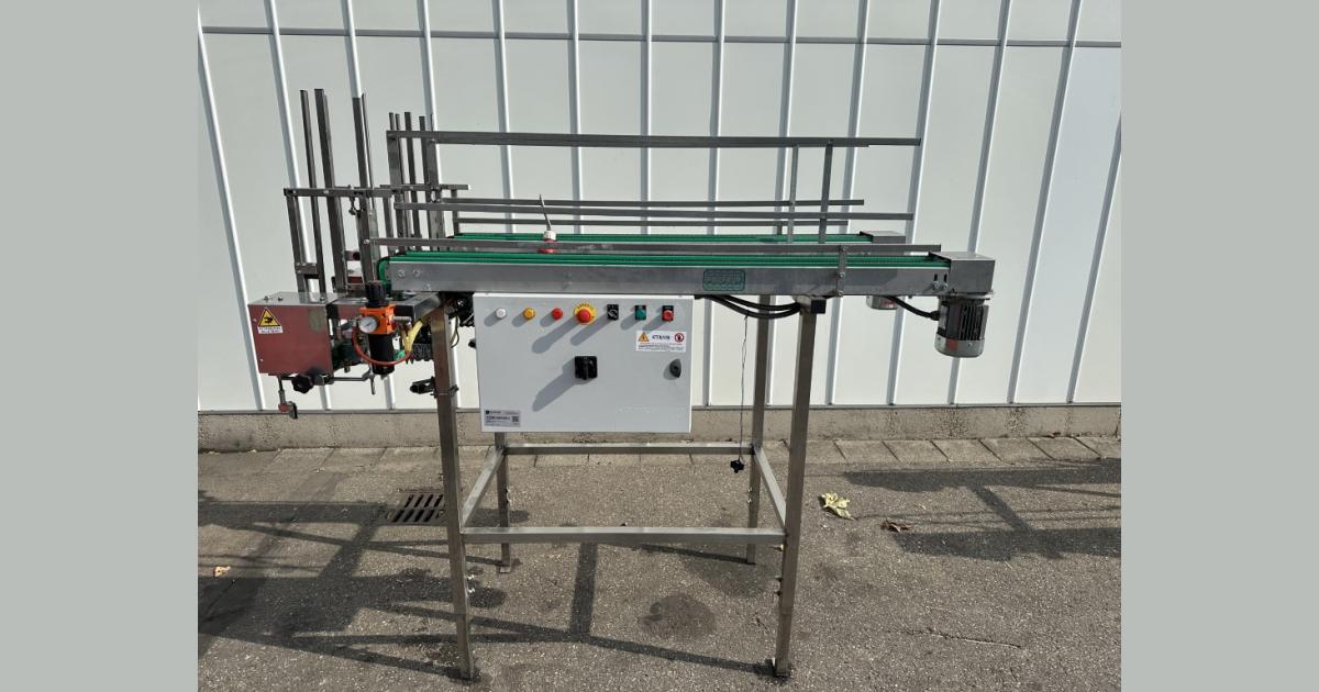 Pakfrut DIK 400 denester double, with infeed • Duijndam Machines