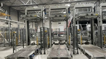 Sorma PAL 108D pallettizzatore con trasportatore a catena