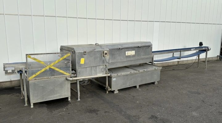 Peter Cox spring onion washing machine for spring onions with leaf and root cutters