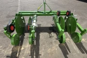 Plastic mulch laying machine 2 row new