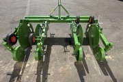 Plastic mulch laying machine 2 row new