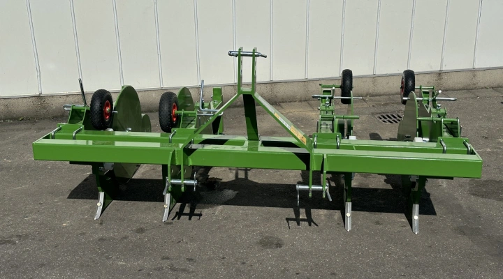 Plastic mulch laying machine 2 row new