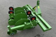 Plastic mulch laying machine 2 row new with fixed middle element