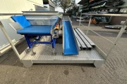 Platform for weigher with feeding conveyors