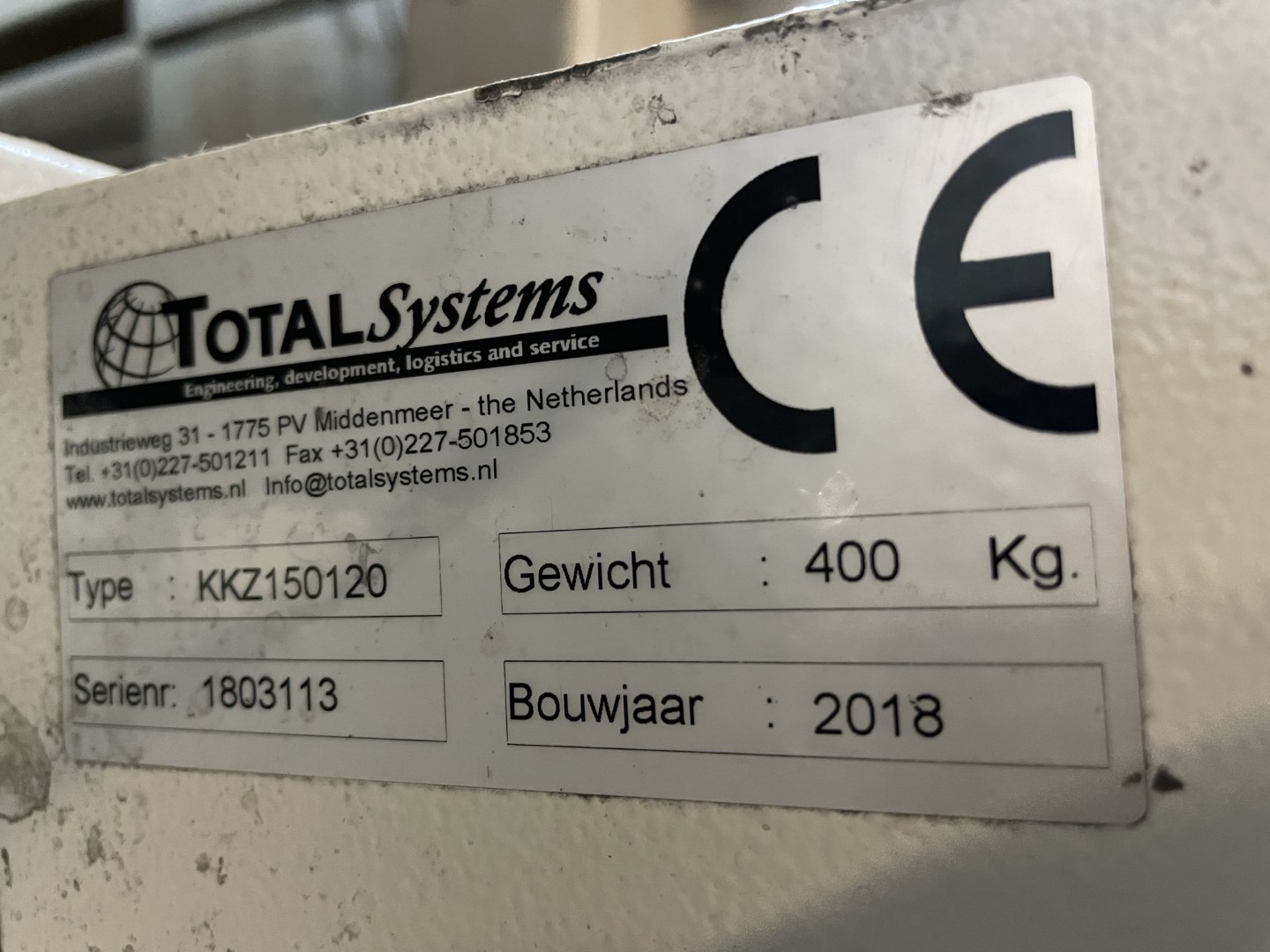 Total Systems Bercomex Potveer ����� ���������� ������� 160 �� ��� ������� ������, ���������, ���� � ������������ �������.
