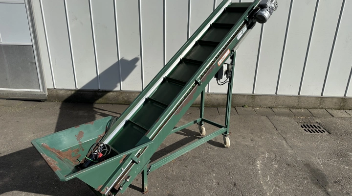 Potveer elevator incline conveyor 250 x 40 cm
