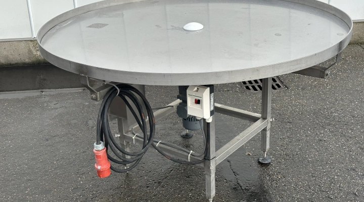 Prins Verpakkingstechniek 1500 mm turntable stainless steel