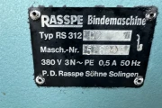Rasspe RS312 struikenbindmachine 380V & aftakasaangedreven
