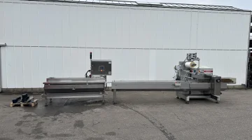 Record Scorpion E SE flow pack machine with inliner