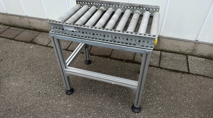 rollenbanen per stuk 70 x 40 cm, op stalen onderstel