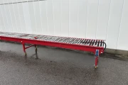 Roller conveyor 1070 cm x 70 cm with curve 90°