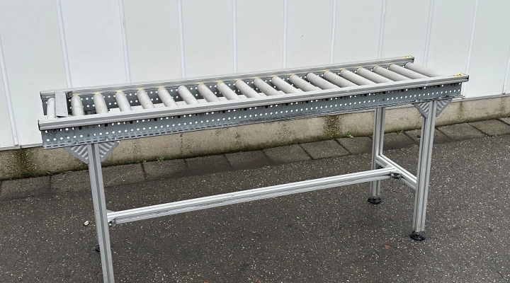 Roller conveyor 200 x 40 cm