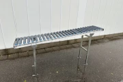 Roller conveyor 215 x 40 cm