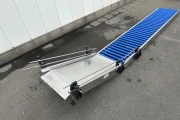 Roller conveyor 270 x 50 cm with slide 110 cm