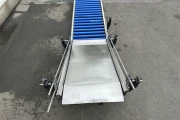 Roller conveyor 270 x 50 cm with slide 110 cm