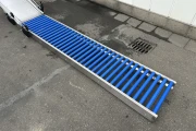 Roller conveyor 270 x 50 cm with slide 110 cm