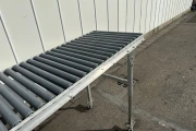 Roller conveyor 300 x 65 cm with wheels
