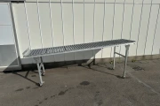 Roller conveyor 300 x 65 cm with wheels