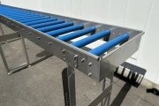 Roller conveyor 635 x 45 cm with stainless steel frame