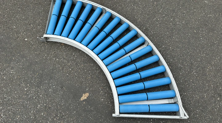 Roller conveyor curve 90° 40 cm