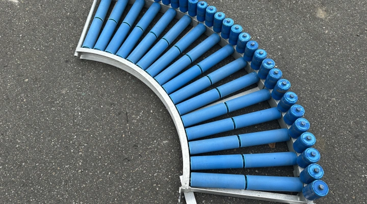 Roller conveyor curve 90° 40 cm