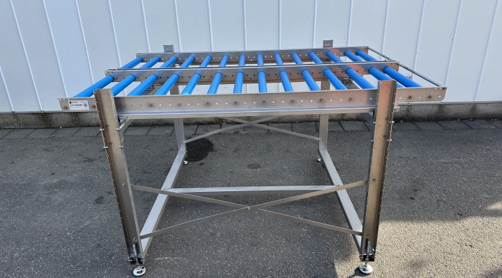 Roller conveyor double 200 x 62