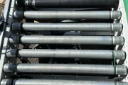 Roller conveyor driven, curved, 64 cm wide