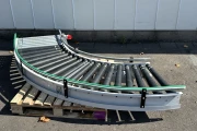 Roller conveyor driven, curved, 64 cm wide