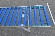 Roller conveyor stainless steel, 290 x 60 cm
