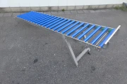 Roller conveyor stainless steel, 290 x 60 cm