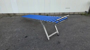 Transportar cu role oțel inoxidabil, 290 x 60 cm