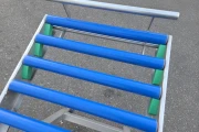 Roller conveyor stainless steel, 290 x 60 cm