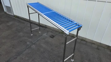 Transportar cu role oțel inoxidabil, 300 x 60 cm