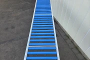 Roller conveyor stainless steel, 300 x 60 cm