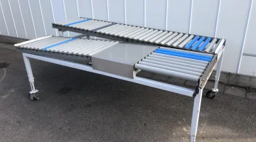 Mesa transportadora de rolos
