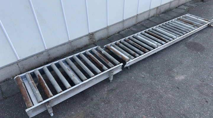 Roller conveyor total 360 cm x 50