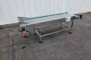 Roller inspection conveyor stainless steel, 260 x 70 cm
