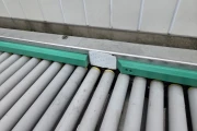 Roller inspection conveyor stainless steel, 260 x 70 cm