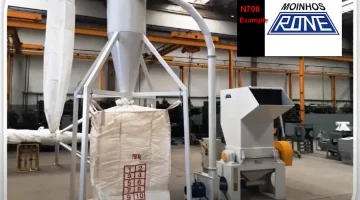 Rone N700 tocătar Folosit pentru lăzi de plastic