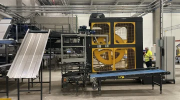 Tarend RCD roterende kistenontlader voor fruit in kisten van 40 - 60 cm breed