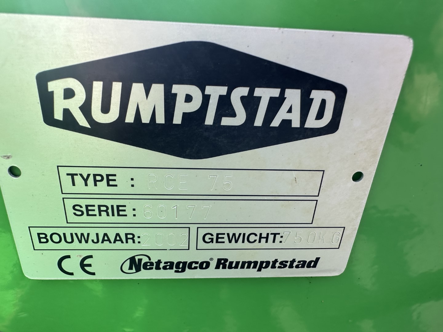 Rumptstad RCE75 окучник