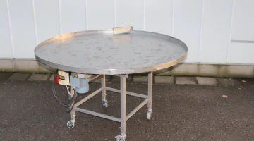 Hoba turn table stainless steel 145 cm