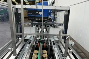 S.M.I carton box folding machine with Melton Glue machine