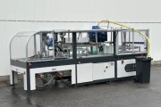 S.M.I carton box folding machine with Melton Glue machine